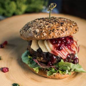 Wildburger mit Quitte